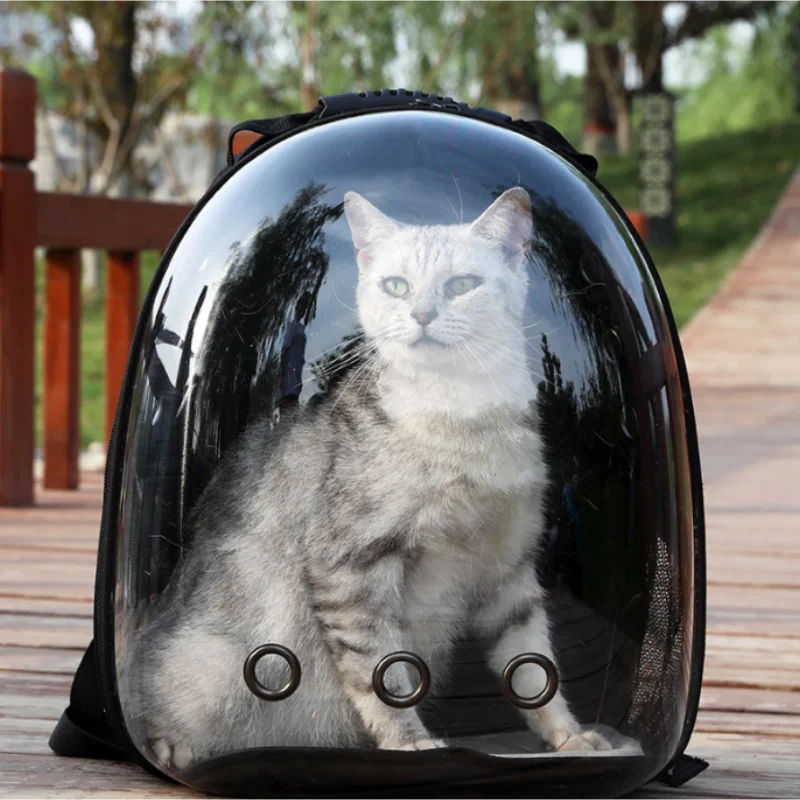 Breathable Pet Carrier Backpack – Safe Travel for Cats